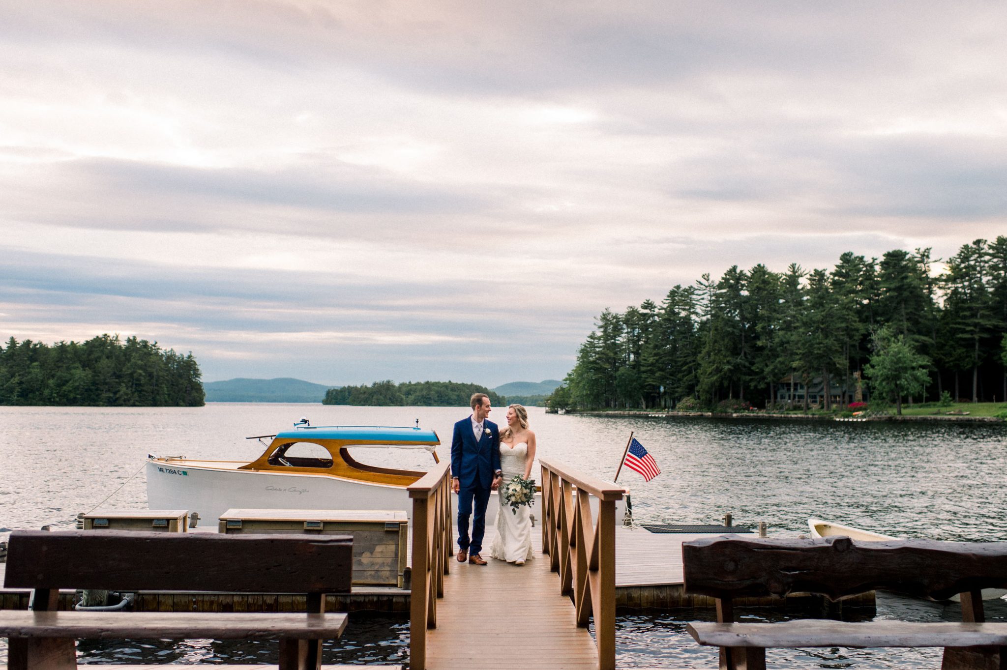 Migis Lodge Wedding on Sebago Lake