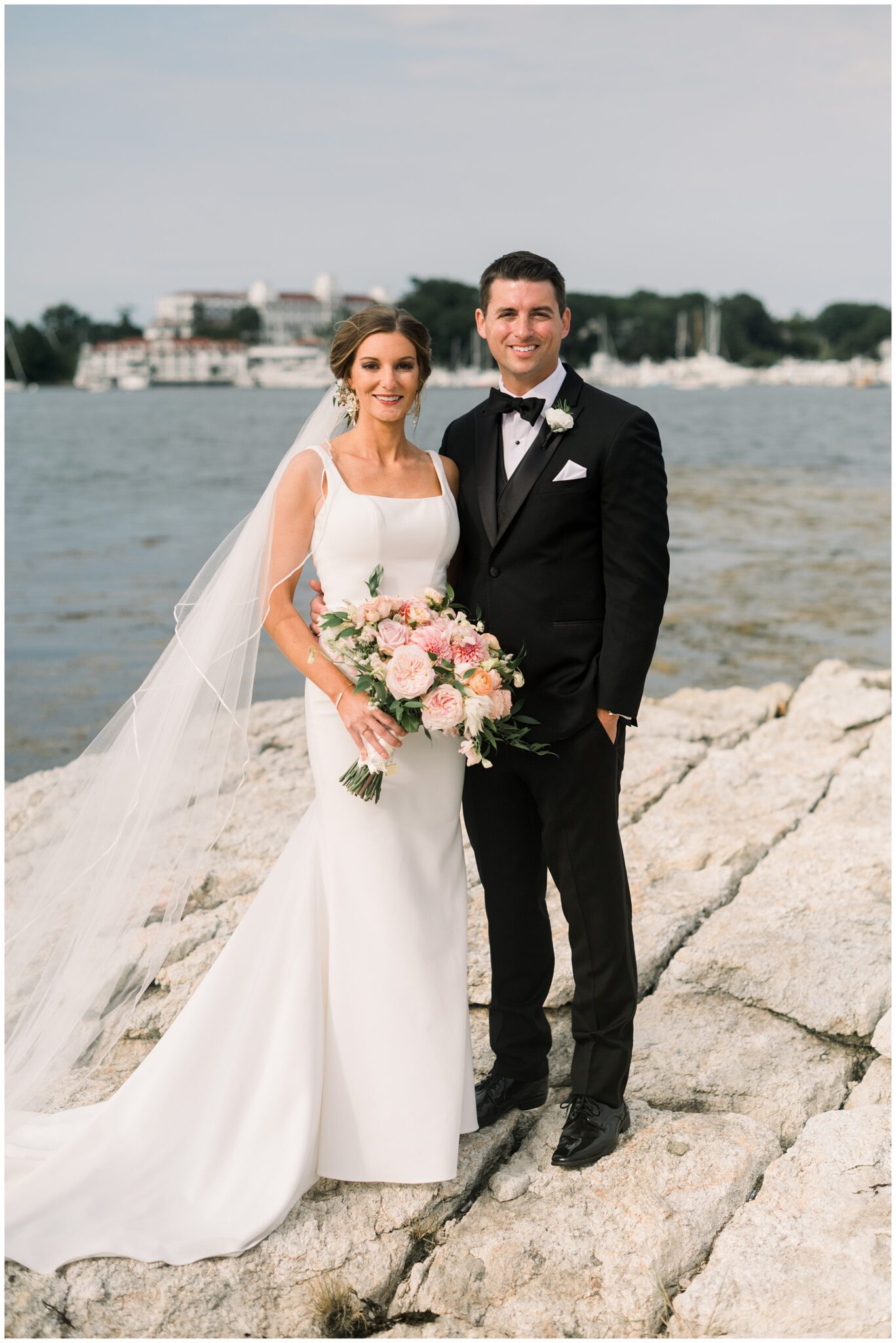 Michelle & Andrews Seacoast wedding photos at Wentworth country Club Wedding