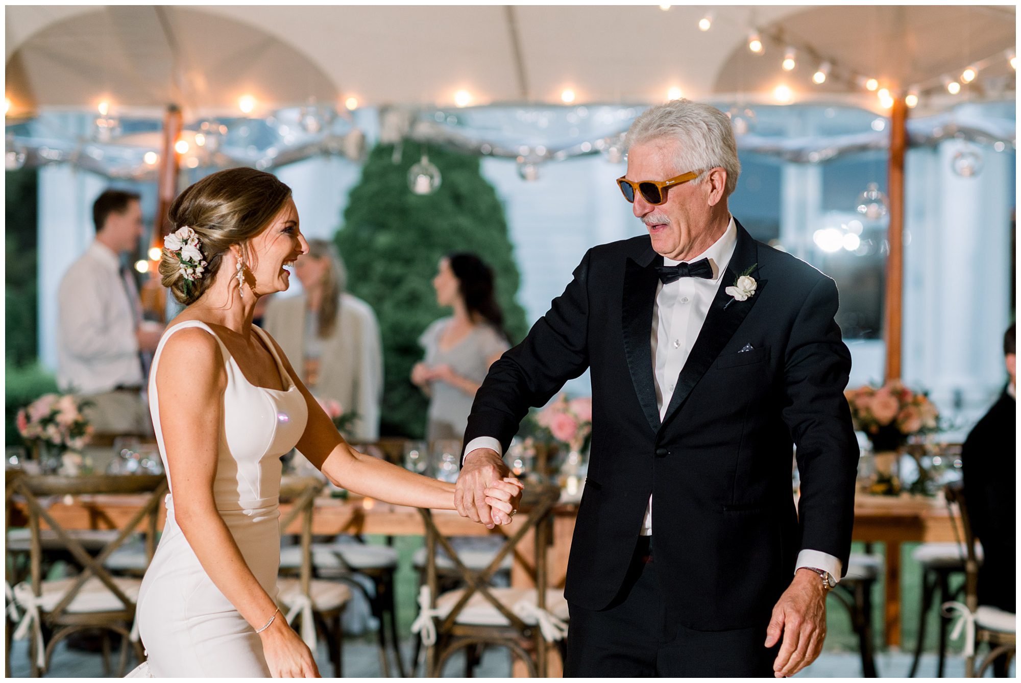 Father daughter dance at Wentworth country Club Wedding.
