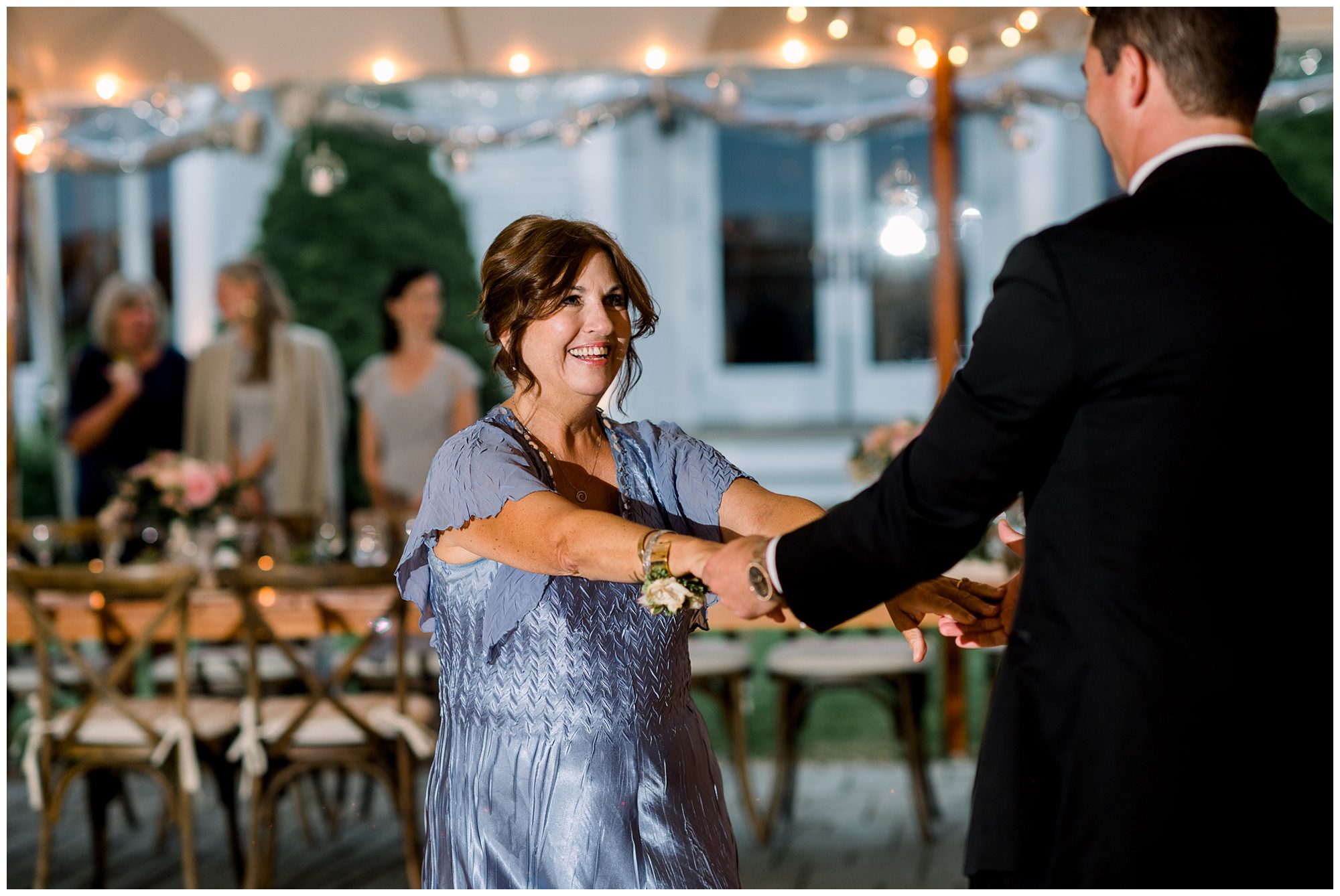 Mother son dance at Wentworth by The Sea Country Club Wedding