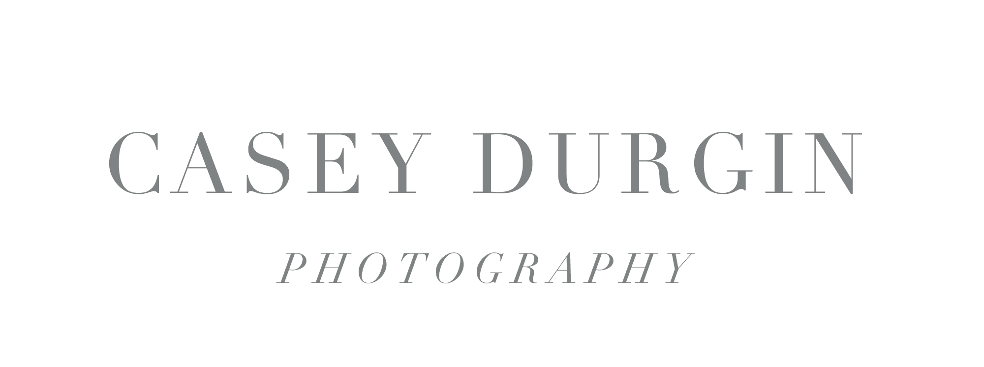 Luxury Wedding Photographer Casey Durgin Photography Logo