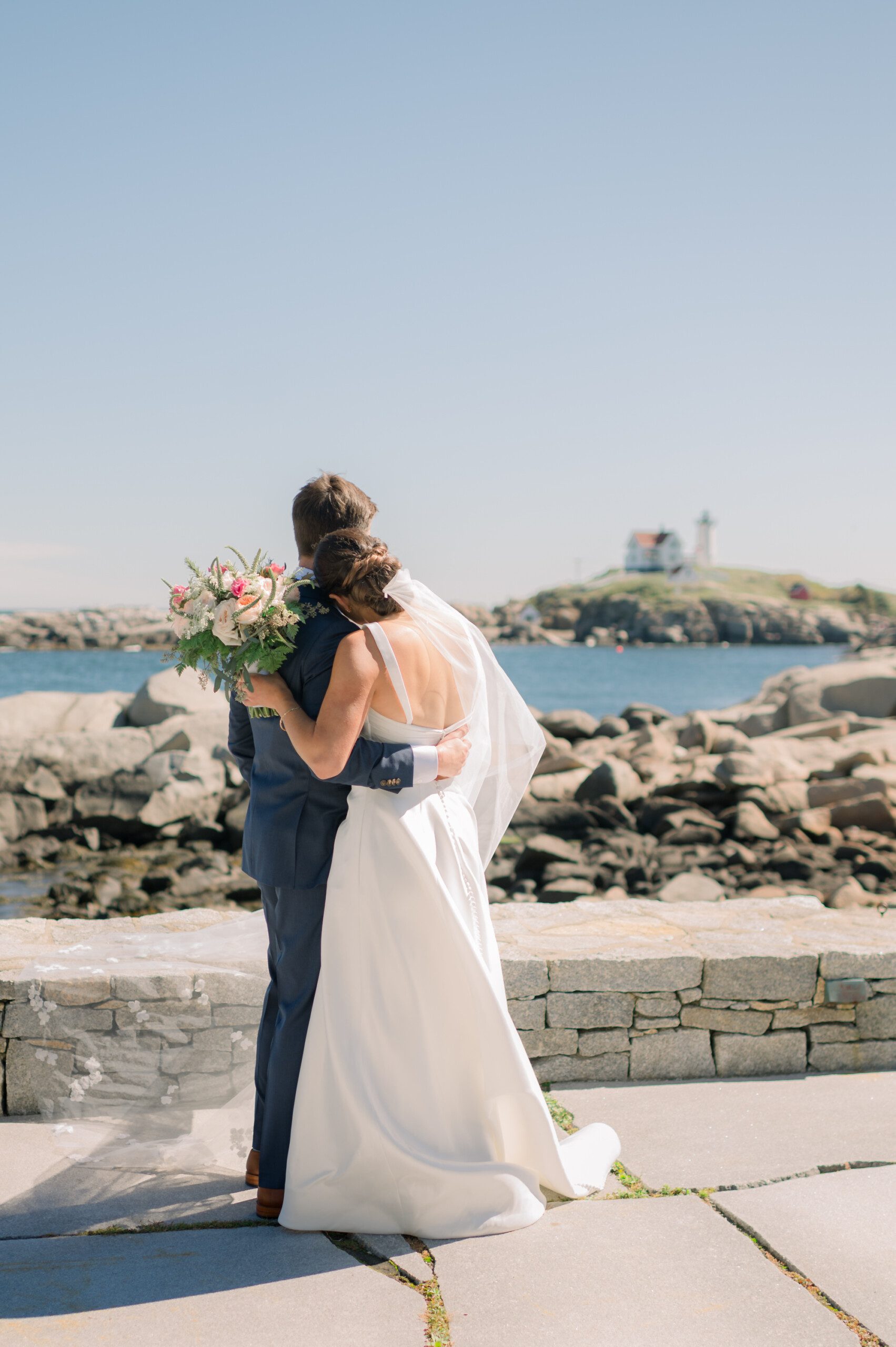 York Maine weddings at Viewpoint Hotel overlooking Nubble Lighthouse