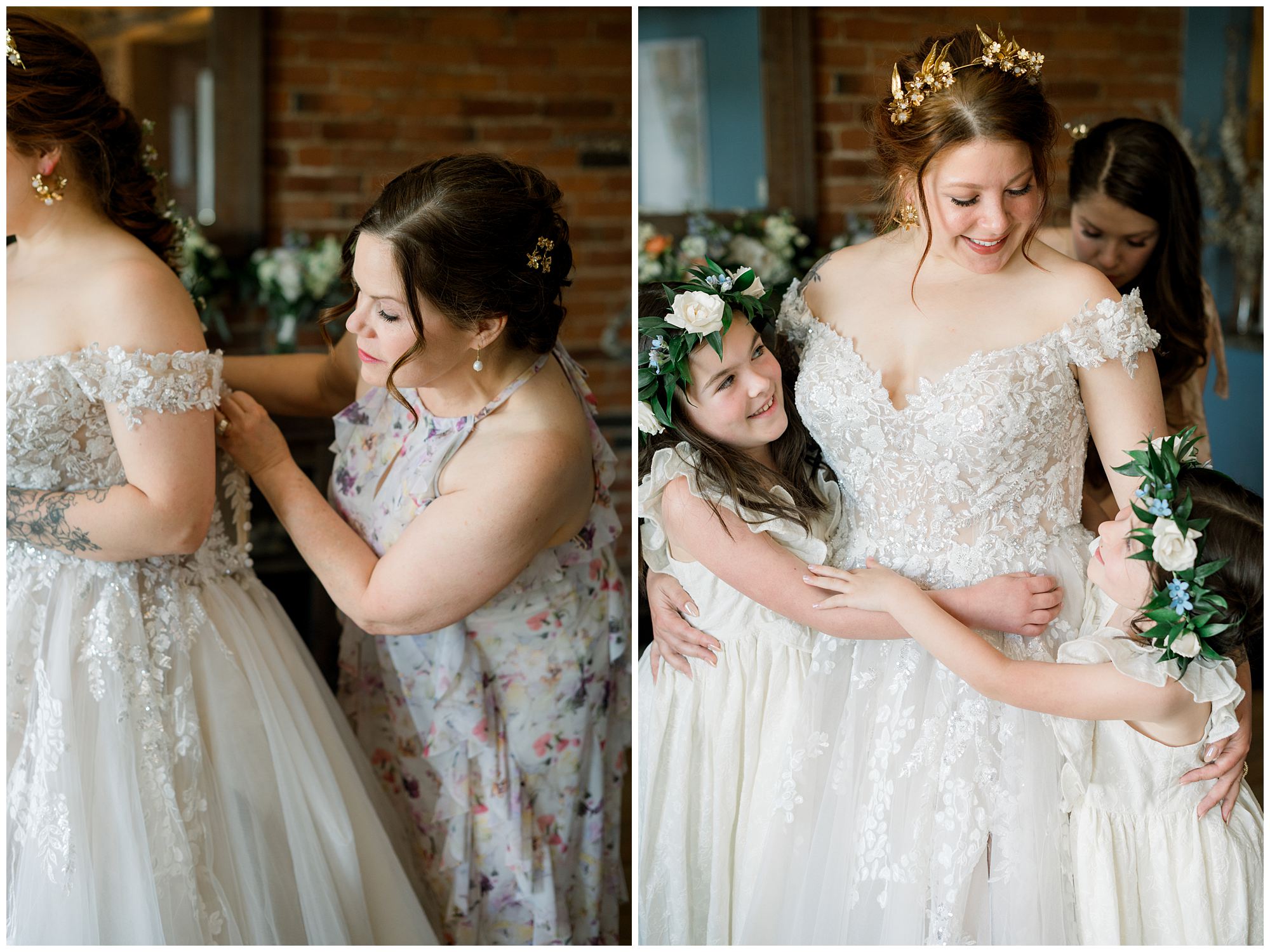 South Berwick getting ready photos for Hamilton House garden wedding