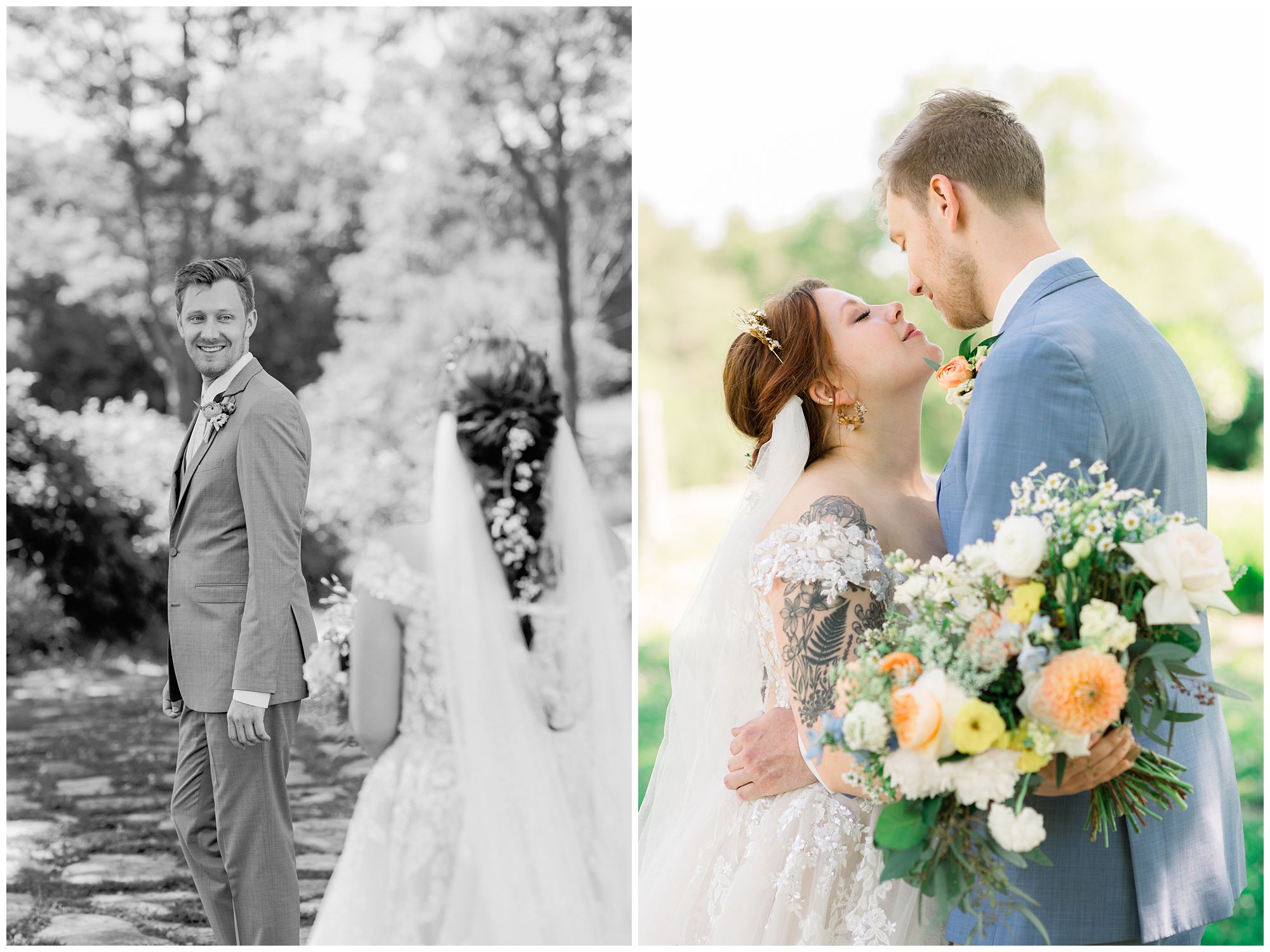 First Look at Hamilton House Wedding in South Berwick Maine