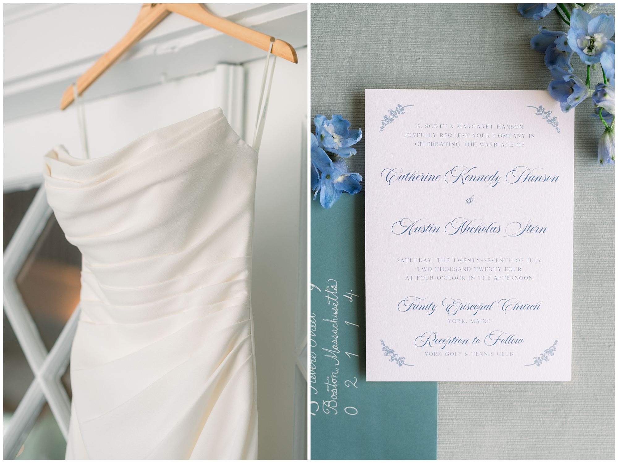 Bridal details at York Golf & Tennis Club