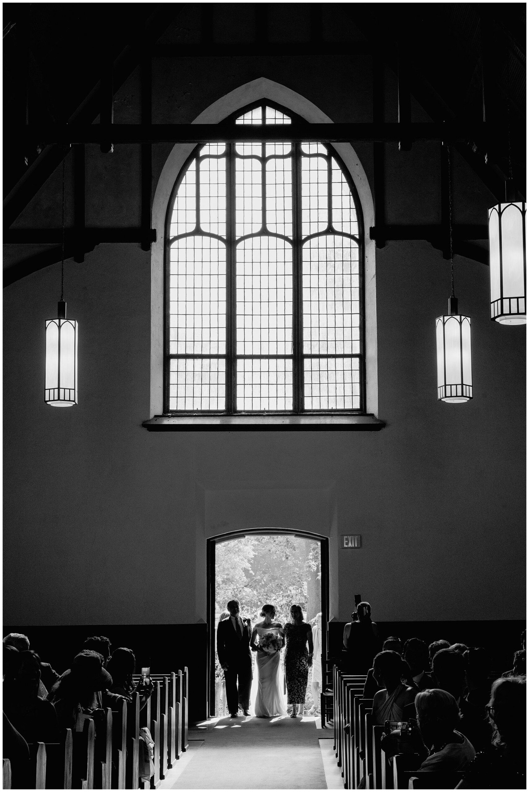 Wedding ceremony at Trinity Church in York Maine