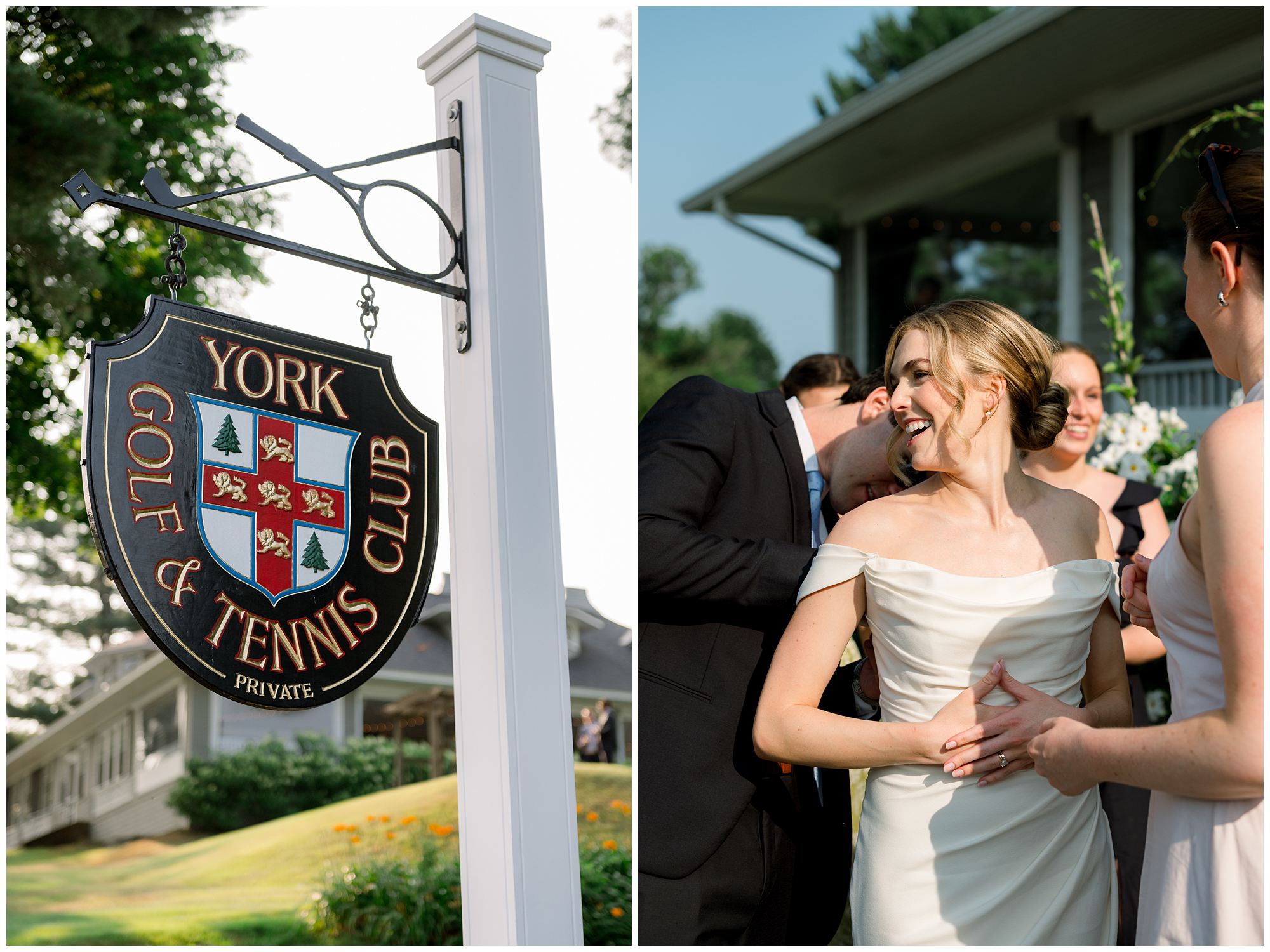 Cocktail hour at York Golf & Tennis Club