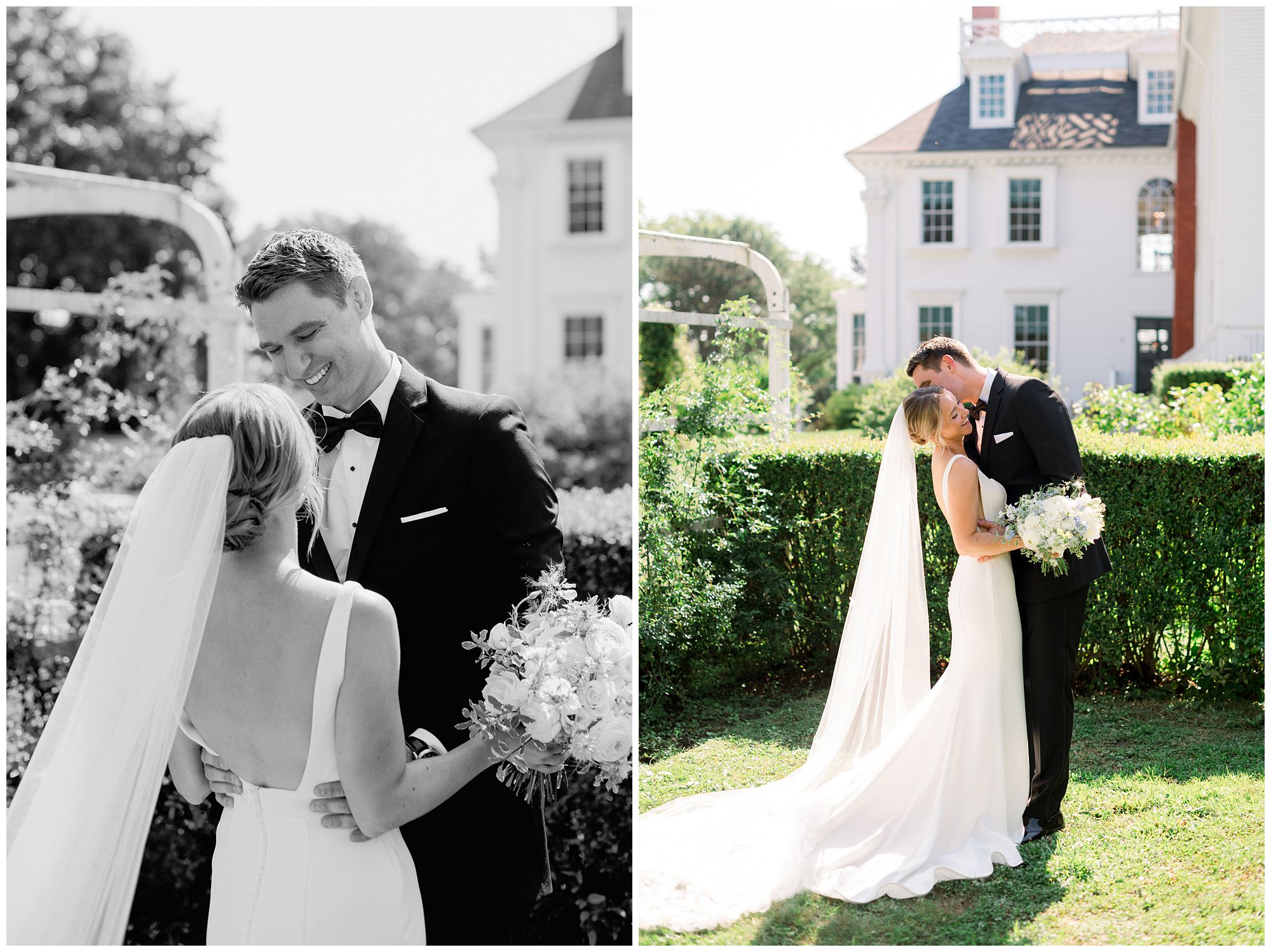 First Look at Langdon House wedding in Portsmouth, NH