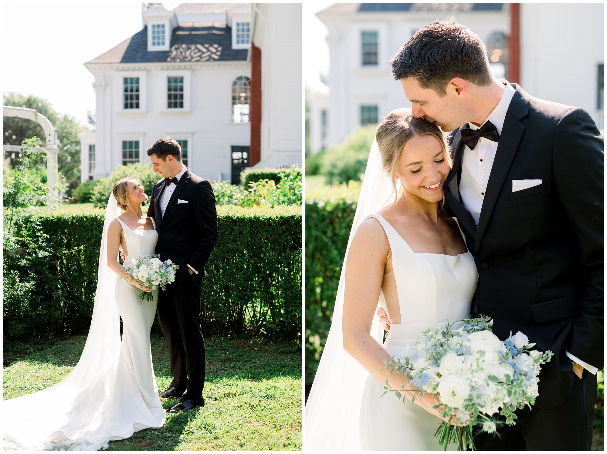 First Look at Langdon House wedding in Portsmouth, NH
