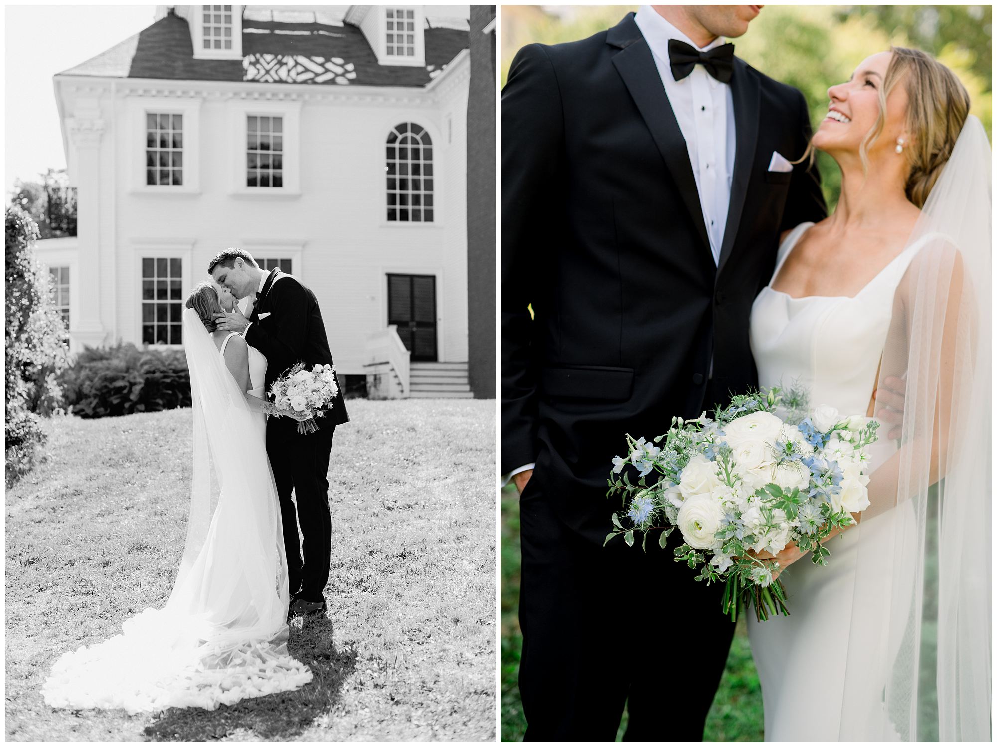 Bride & Groom photos at Langdon House in Portsmouth, NH