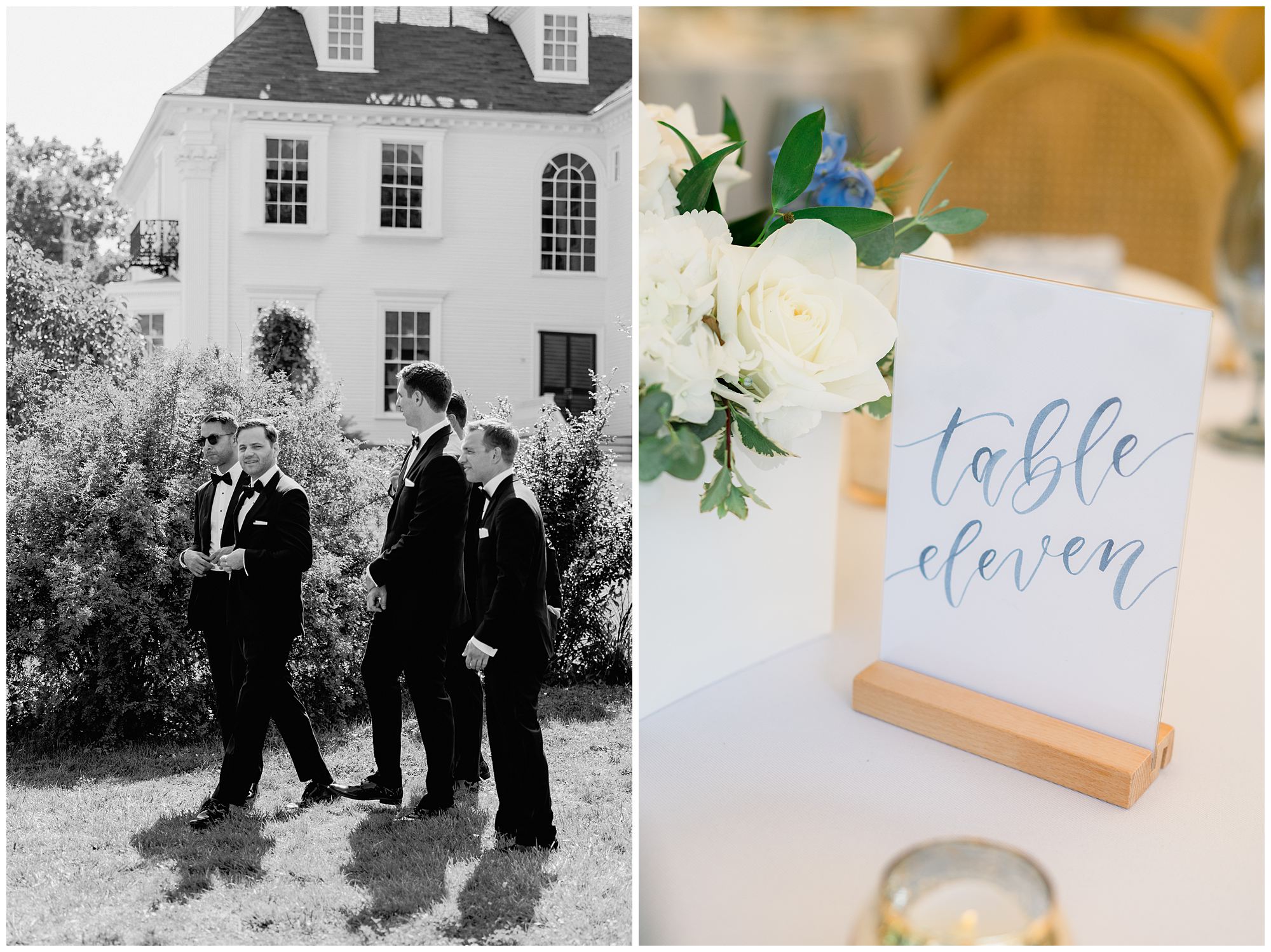 First Look at Langdon House wedding in Portsmouth, NH