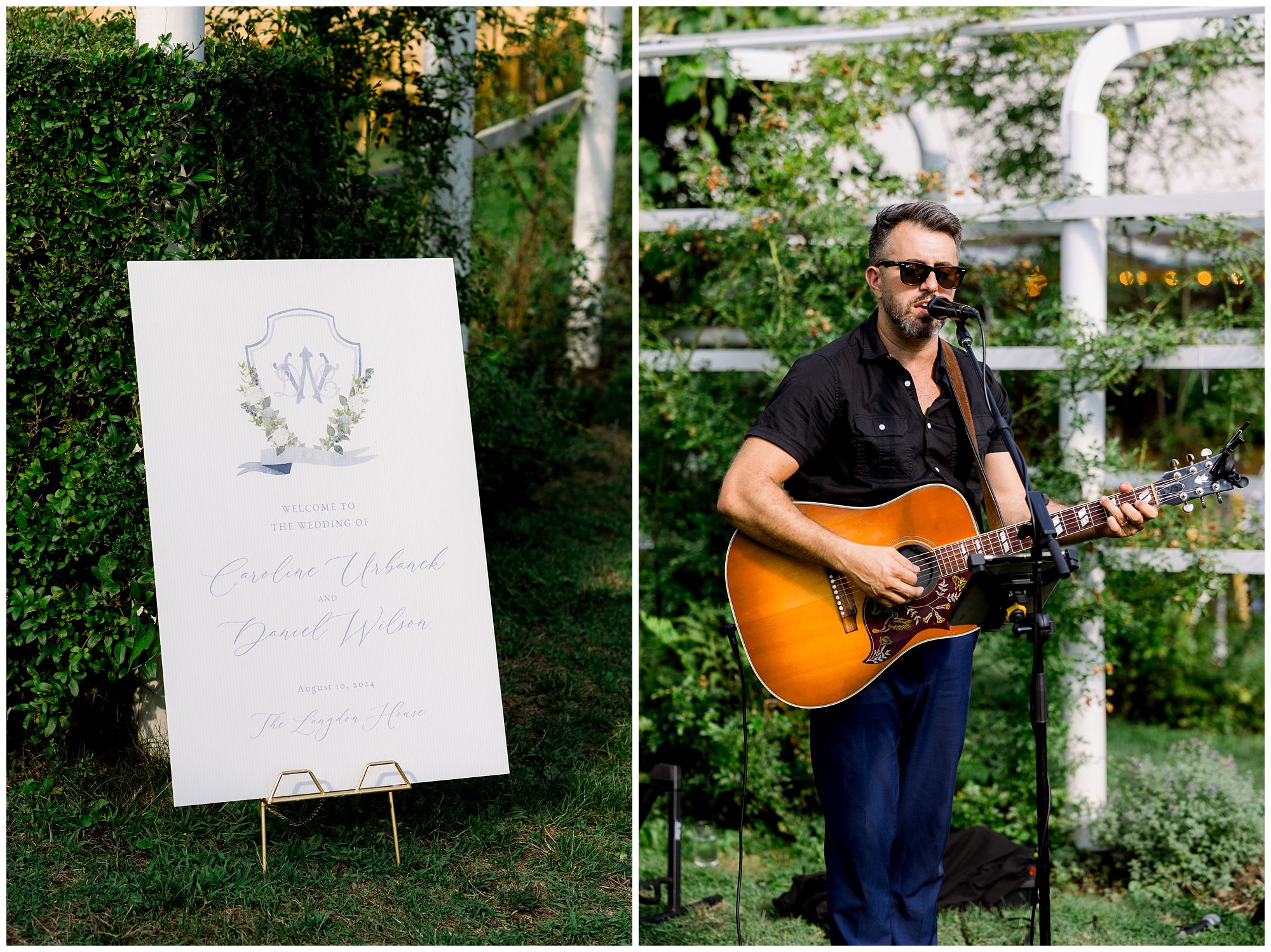 Wedding Ceremony at Langdon House