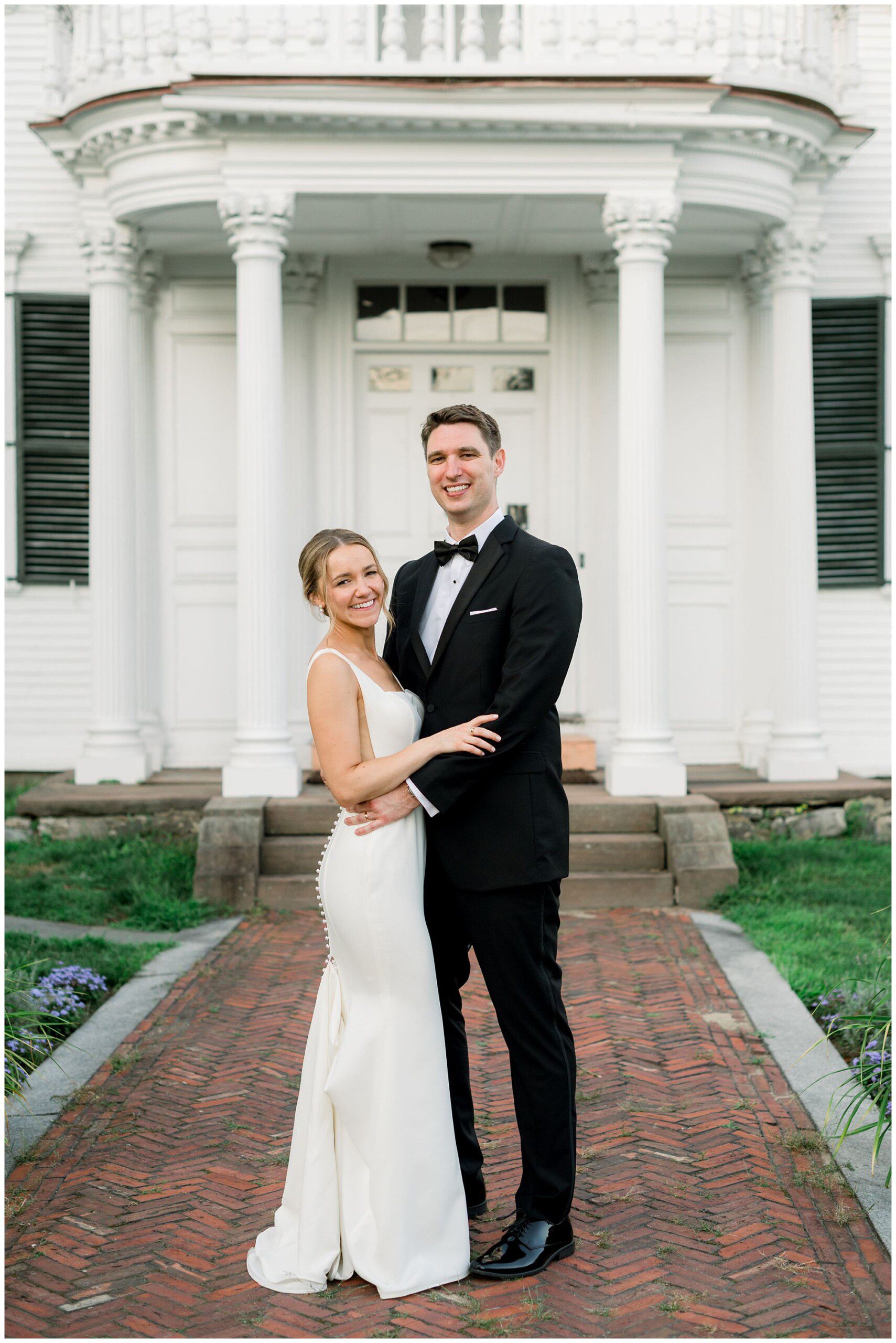 Bride & Groom photos at Langdon House in Portsmouth, NH