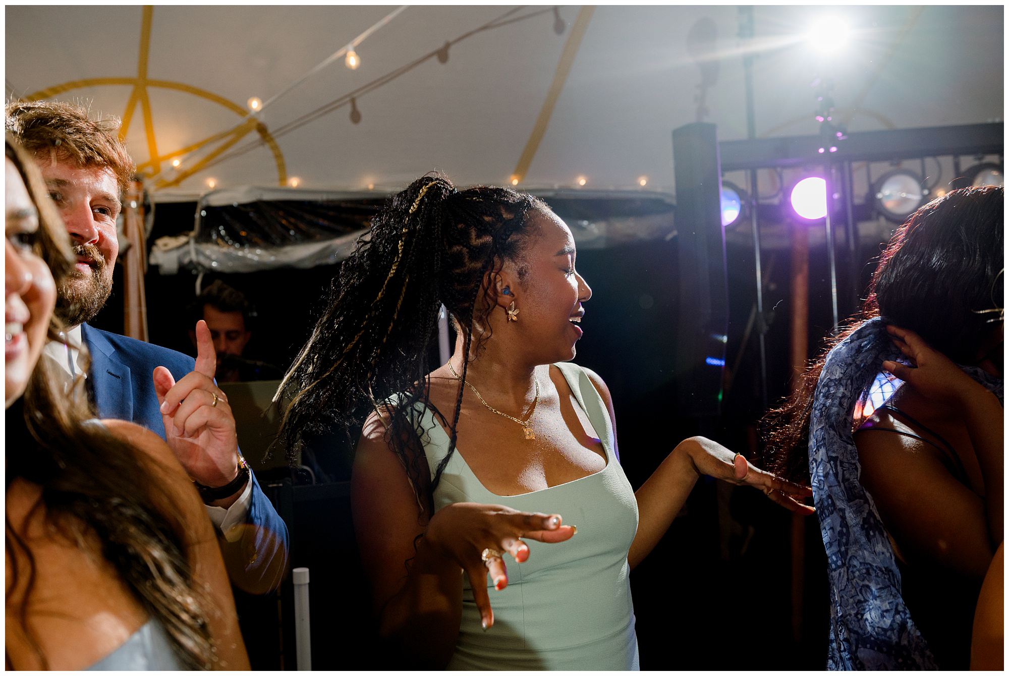 Dancing photos at Langdon House wedding