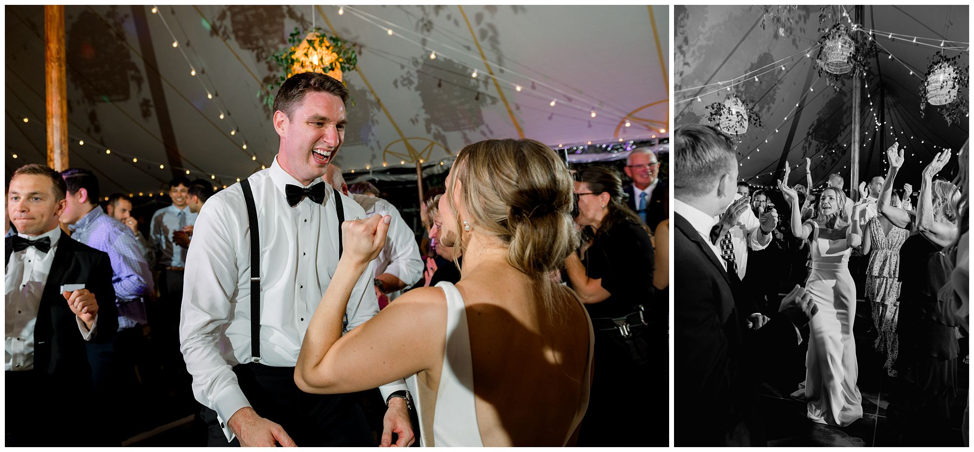 Dancing photos at Langdon House wedding
