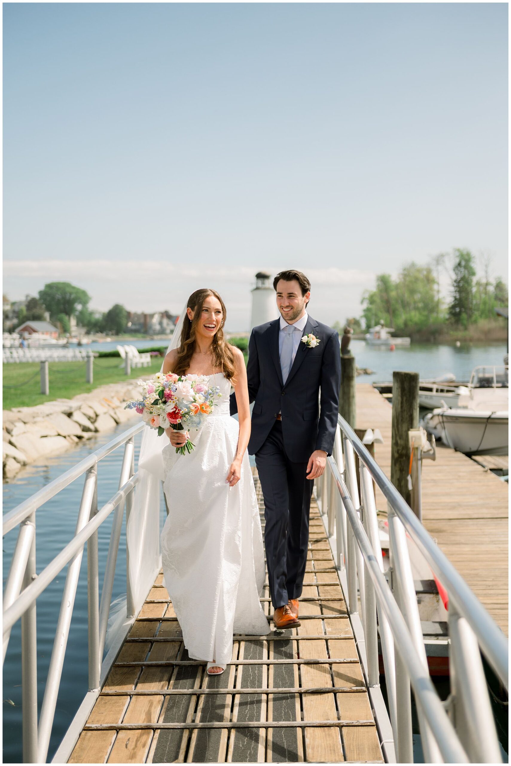 Bride & Groom photos at Nonantum Resort in Kennebunkport maine