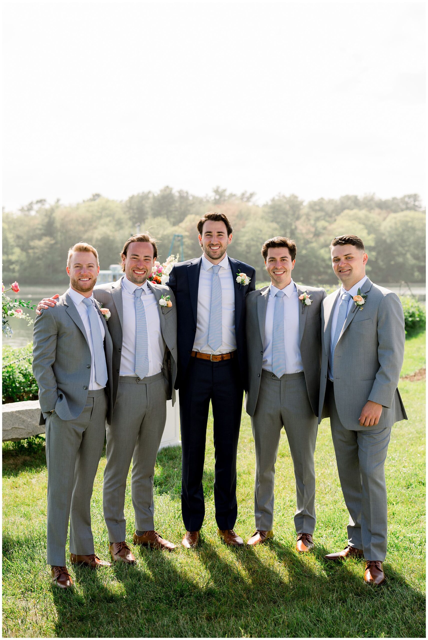 Groomsmen at Nonantum Resort