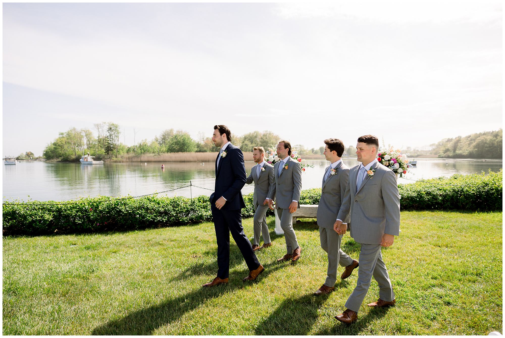 Groomsmen at Nonantum Resort