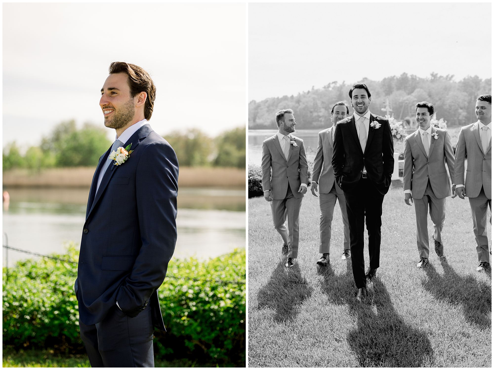 Groomsmen at Nonantum Resort
