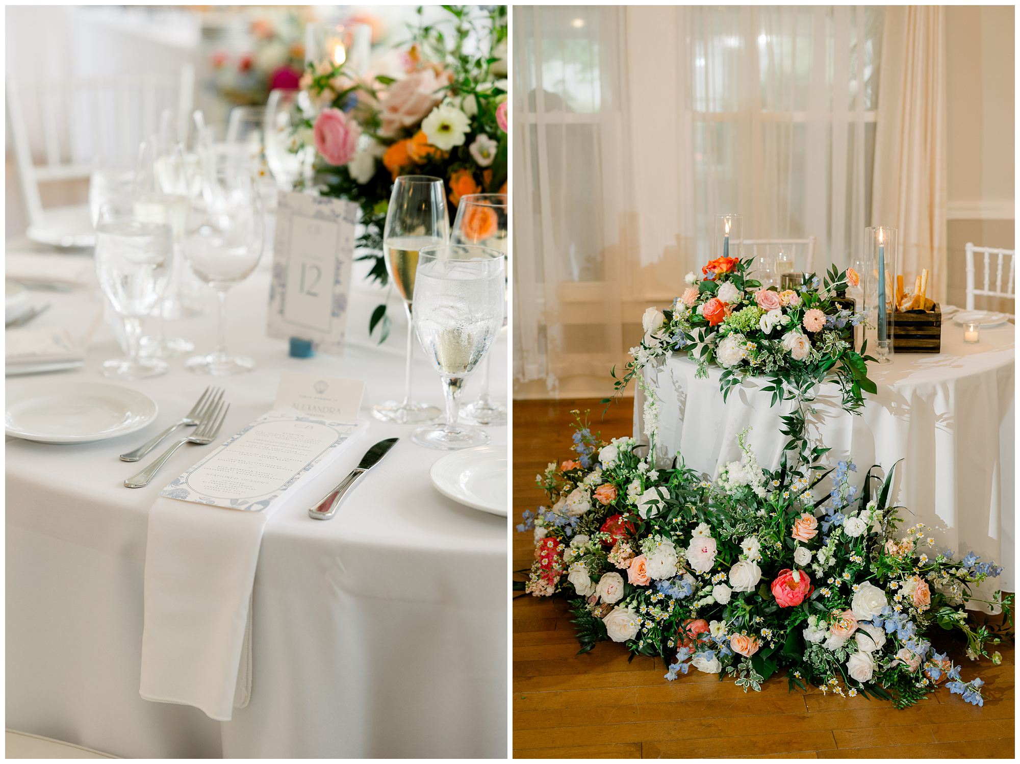 Nonantum Resort reception details Kennebunkport Maine