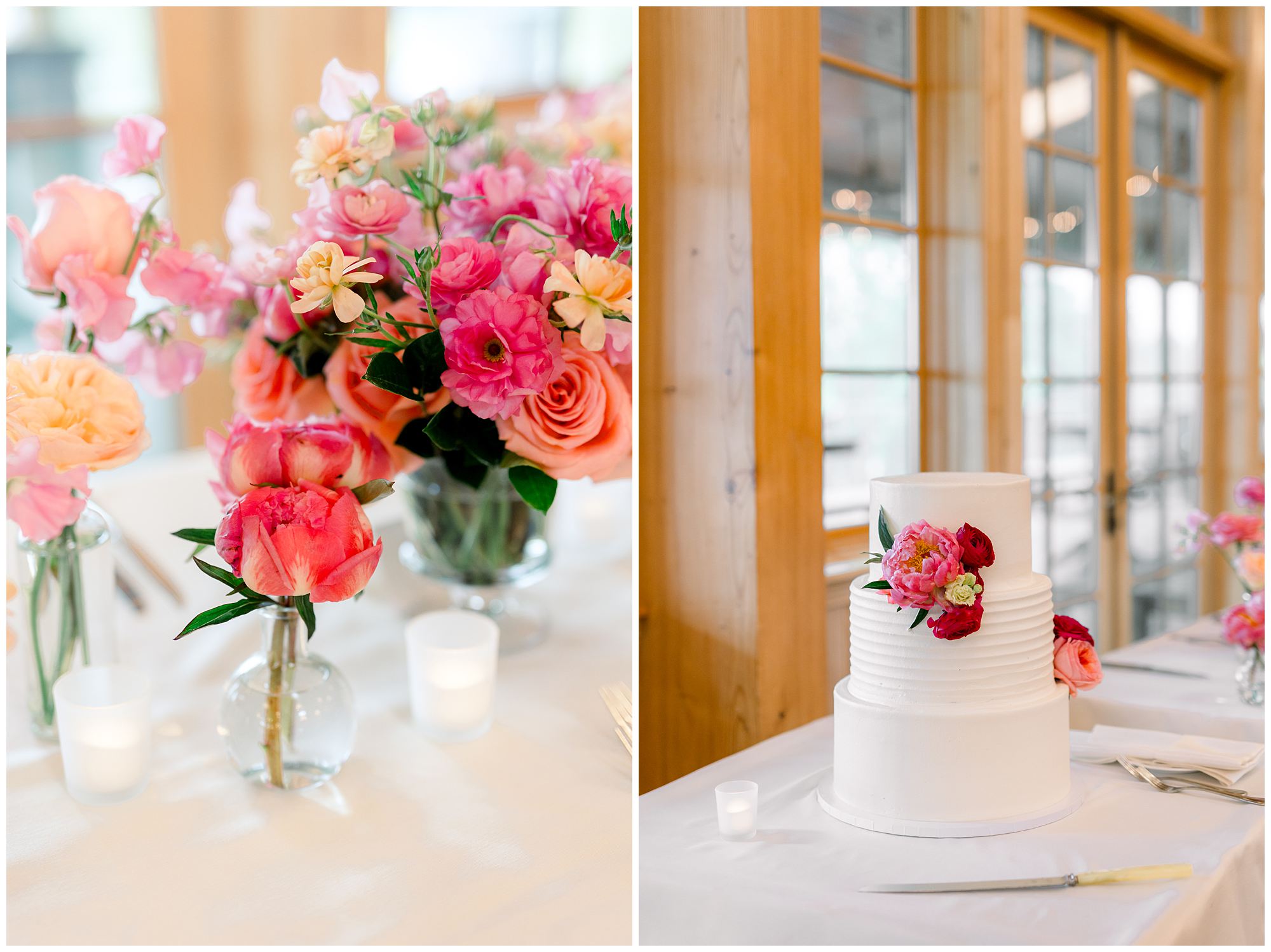 Red Barn at Outlook Farm Wedding Reception details