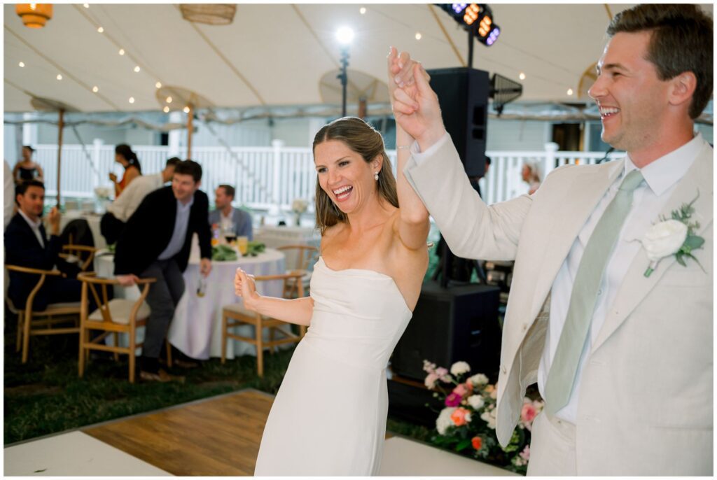 Kennebunkport Wedding reception at Breakwater Inn