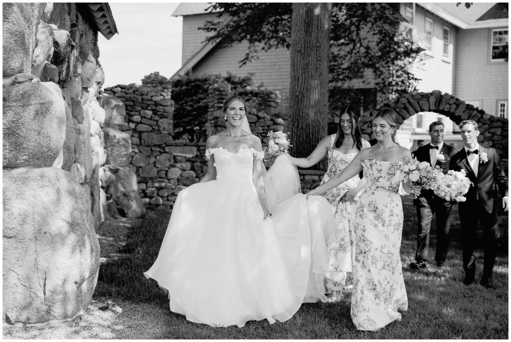 Wedding Party Photos at St. Ann's By The Sea in Kennebunkport Maine