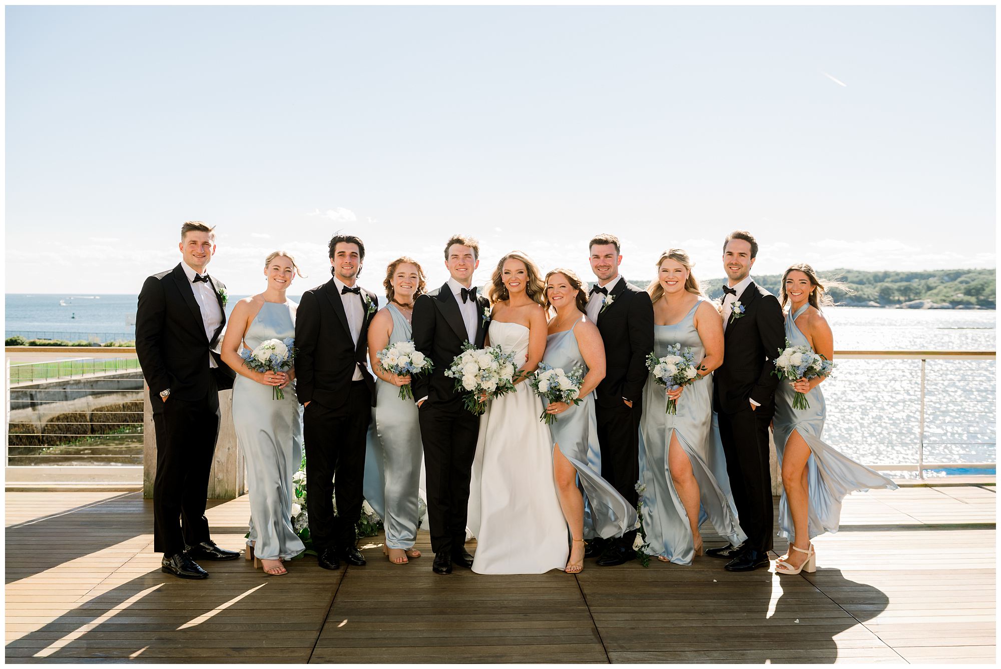 Wedding party photos at Beauport hotel