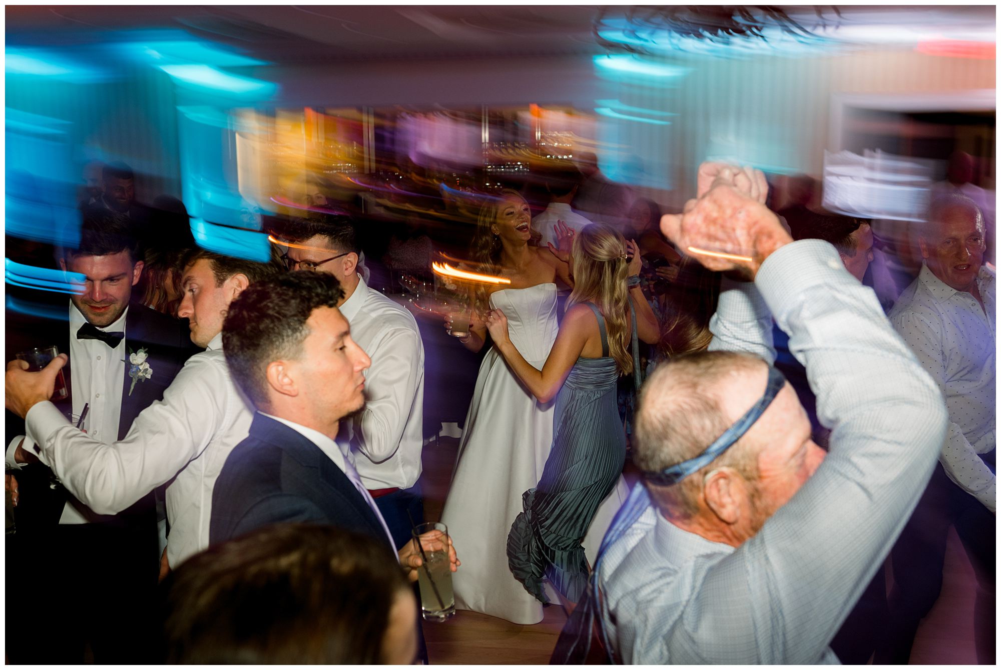 Wedding reception dancing photos at Beauport Hotel